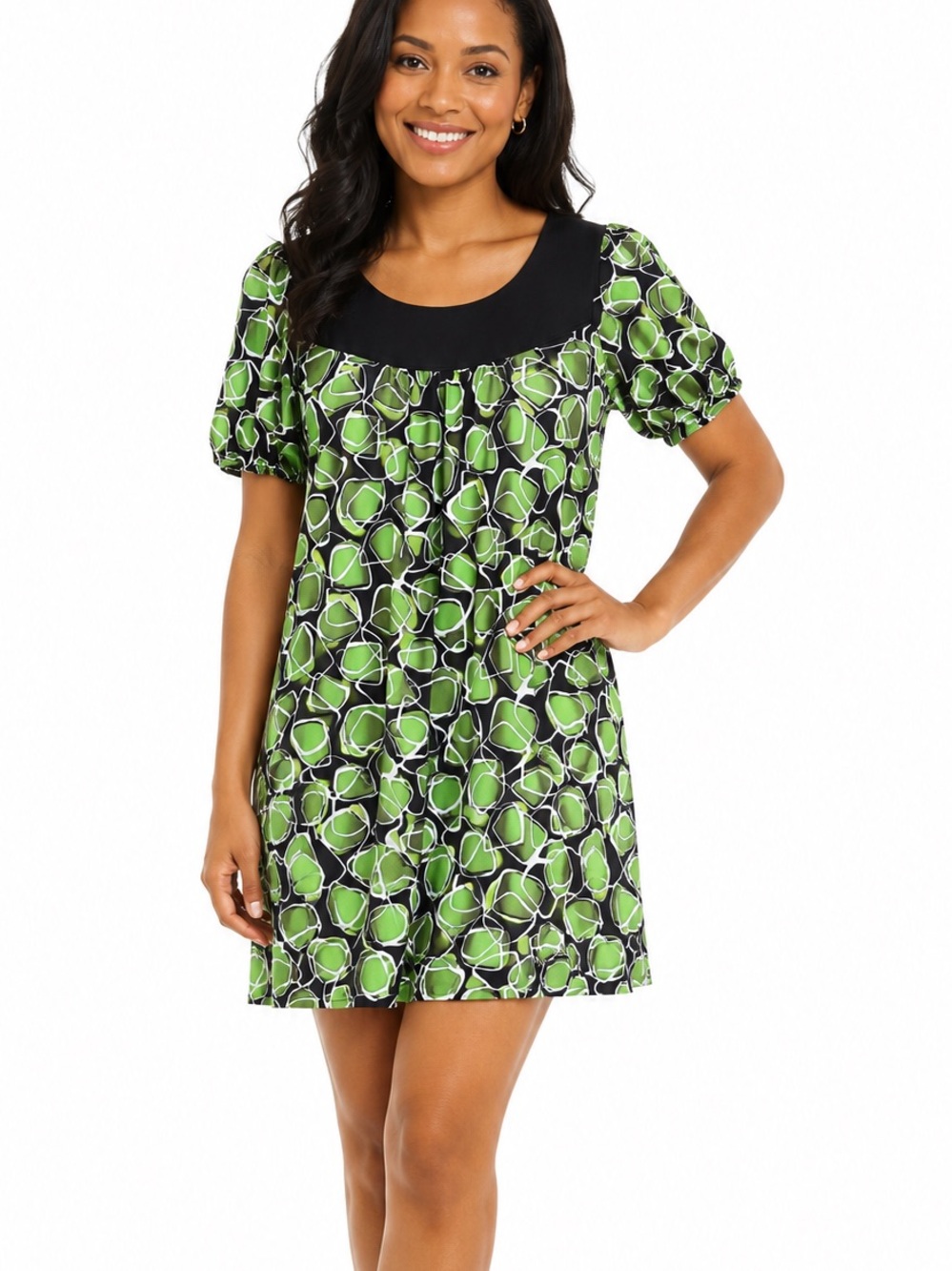 Style & Co. Short sleeve midi‎ dress, Size L